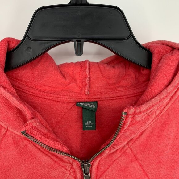 Wild Fable Jacket Pink Quilted Full Front Zip Hooded - Picture 5 of 13